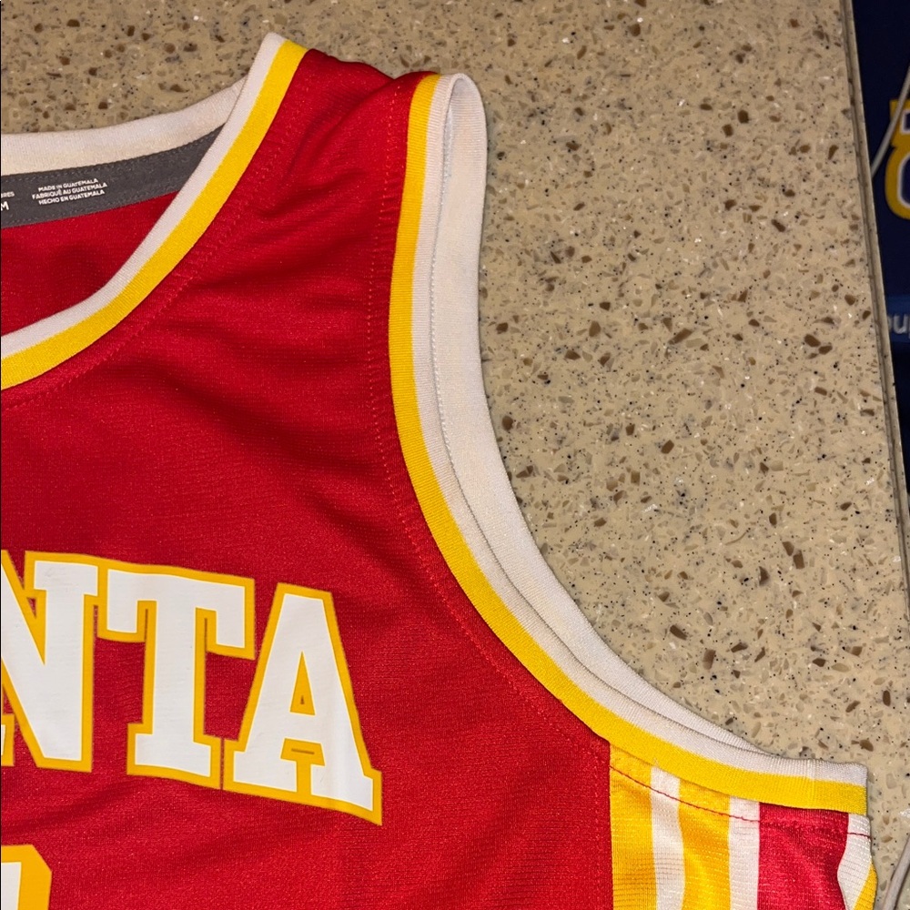 NBA Red and Yellow Atlanta Men's Shirt - Picture 7 of 7
